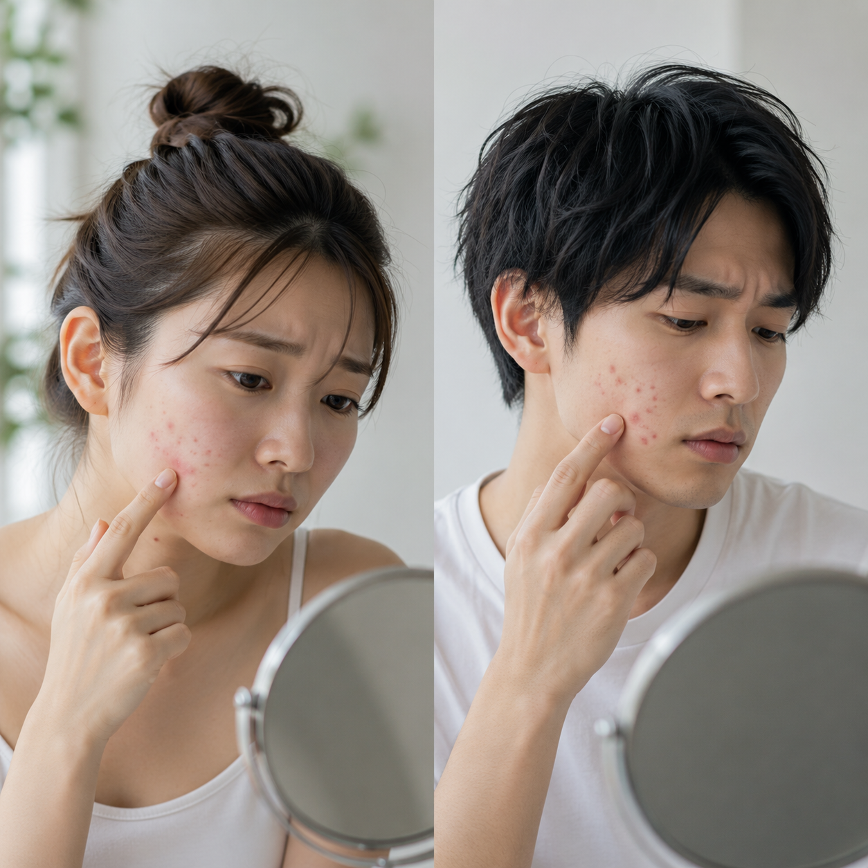 繰り返すニキビ